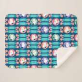 Erdnüsse | Snoopy Dark Blue Deko Dreams Sherpadecke (Vorderseite (Horizontal))