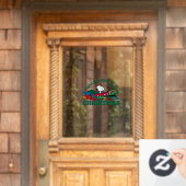 Erdnüsse | Snoopy 'Das war die Nacht vor Weihnacht Fensteraufkleber (Haustür)
