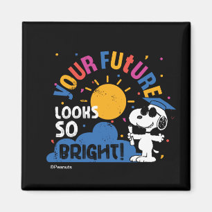 Erdnüsse Snoopy Deine Zukunft sieht so hell aus Magnet
