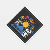 Erdnüsse Snoopy Deine Zukunft sieht so hell aus Serviette (Ecke)