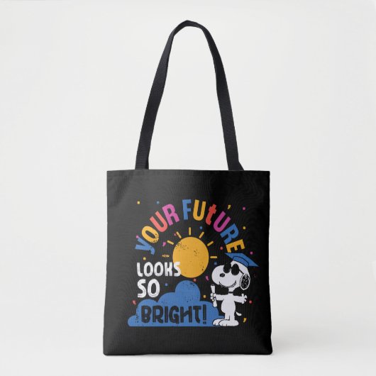 Erdnüsse Snoopy Deine Zukunft sieht so hell aus Tasche (Vorderseite)