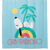 Erdnüsse | Snoopy Deko Dreams Club Paradiso Duschvorhang (Vorderseite)