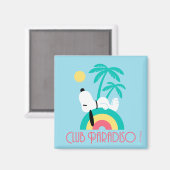 Erdnüsse | Snoopy Deko Dreams Club Paradiso Magnet (Vorderseite/Rückseite)