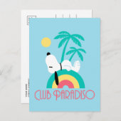 Erdnüsse | Snoopy Deko Dreams Club Paradiso Postkarte (Vorne/Hinten)