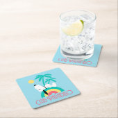 Erdnüsse | Snoopy Deko Dreams Club Paradiso Rechteckiger Pappuntersetzer (Vor Ort)