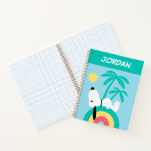 Erdnüsse | Snoopy Deko Dreams | Name hinzufügen Notizblock (Innenseite)