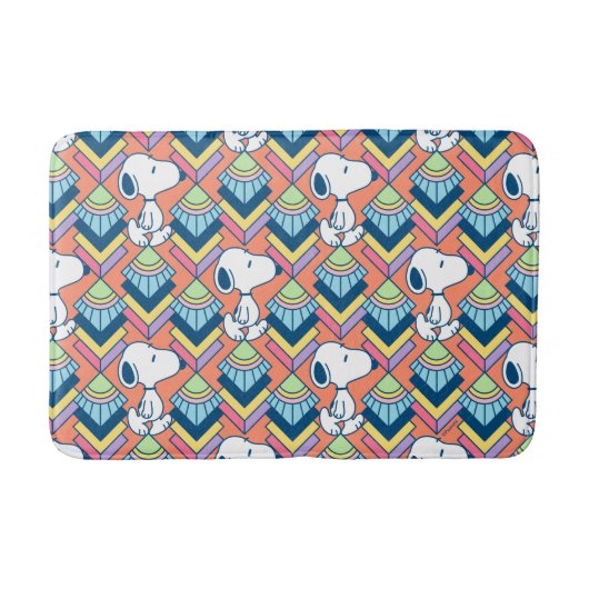 Erdnüsse | Snoopy Deko Dreams Pattern Badematte (Vorderseite)