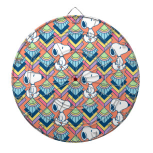 Erdnüsse   Snoopy Deko Dreams Pattern Dartscheibe