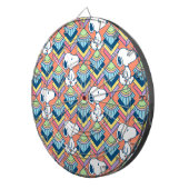 Erdnüsse | Snoopy Deko Dreams Pattern Dartscheibe (Vorderseite rechts)