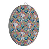 Erdnüsse | Snoopy Deko Dreams Pattern Dartscheibe (Vorderseite Links)