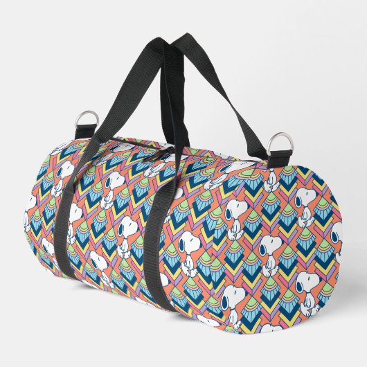 Erdnüsse | Snoopy Deko Dreams Pattern Duffle Bag (Linke Seite)