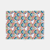 Erdnüsse | Snoopy Deko Dreams Pattern Fleecedecke (Vorderseite (Horizontal))
