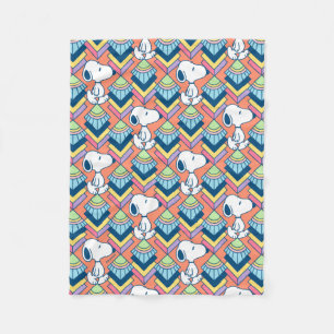 Erdnüsse Snoopy Deko Dreams Pattern Fleecedecke