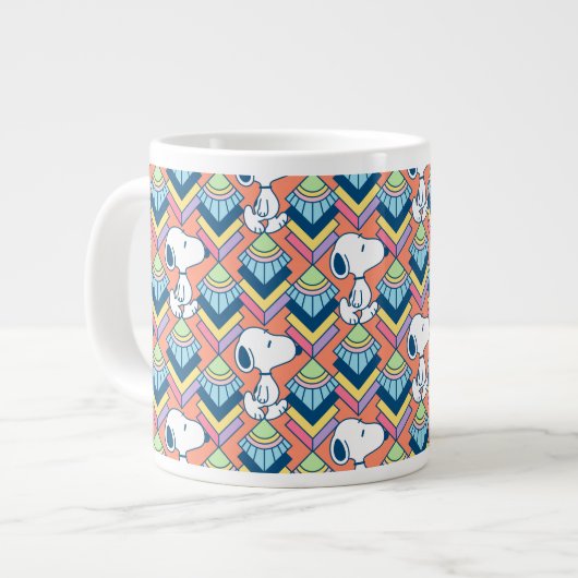 Erdnüsse | Snoopy Deko Dreams Pattern Jumbo-Tasse (Vorderseite Links)
