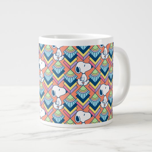 Erdnüsse | Snoopy Deko Dreams Pattern Jumbo-Tasse (Vorderseite Rechts)