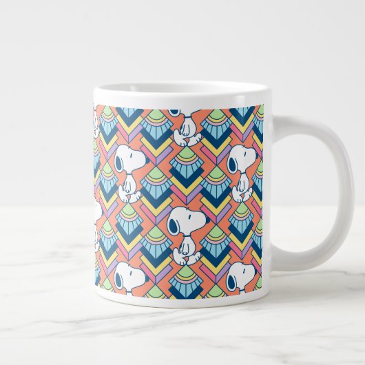 Erdnüsse | Snoopy Deko Dreams Pattern Jumbo-Tasse (Rechts)