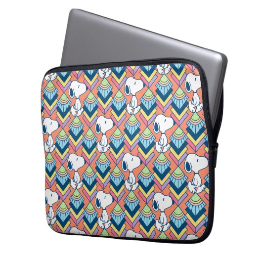Erdnüsse | Snoopy Deko Dreams Pattern Laptopschutzhülle (Vorderseite Links)