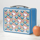 Erdnüsse | Snoopy Deko Dreams Pattern Metall Brotdose (Beispiel)