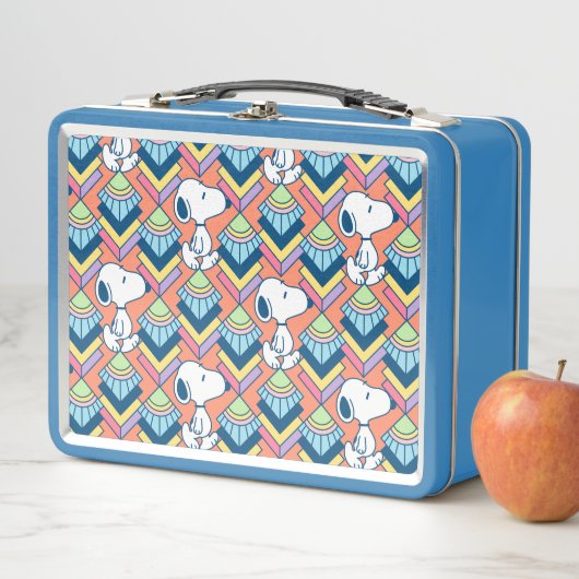 Erdnüsse | Snoopy Deko Dreams Pattern Metall Brotdose (Beispiel)