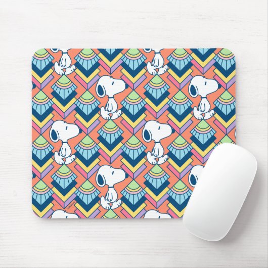 Erdnüsse | Snoopy Deko Dreams Pattern Mousepad (Mit Mouse)