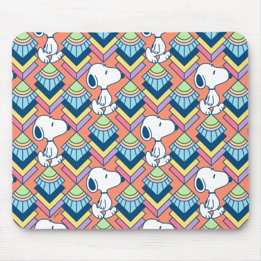 Erdnüsse | Snoopy Deko Dreams Pattern Mousepad (Vorne)