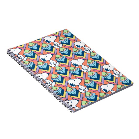 Erdnüsse | Snoopy Deko Dreams Pattern Notizblock (Rechte Seite)