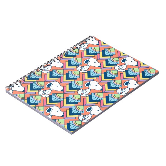 Erdnüsse | Snoopy Deko Dreams Pattern Notizblock (Linke Seite)