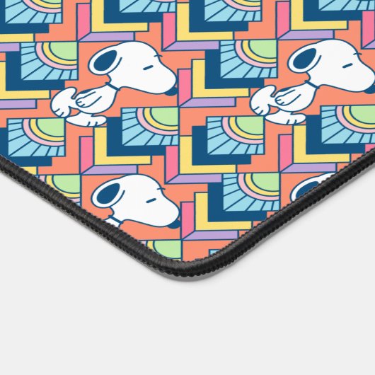 Erdnüsse | Snoopy Deko Dreams Pattern Schreibtischunterlage (Ecke)