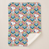 Erdnüsse | Snoopy Deko Dreams Pattern Sherpadecke (Vorderseite)