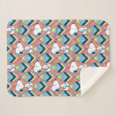 Erdnüsse | Snoopy Deko Dreams Pattern Sherpadecke (Vorderseite (Horizontal))
