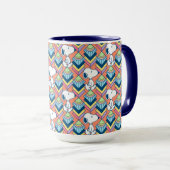 Erdnüsse | Snoopy Deko Dreams Pattern Tasse (VorderseiteRechts)