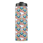 Erdnüsse | Snoopy Deko Dreams Pattern Thermosbecher (Vorderseite)