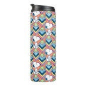 Erdnüsse | Snoopy Deko Dreams Pattern Thermosbecher (Nach rechts gedreht)