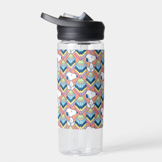 Erdnüsse | Snoopy Deko Dreams Pattern Trinkflasche (Rechts)