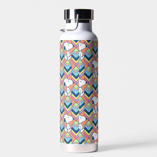 Erdnüsse | Snoopy Deko Dreams Pattern Trinkflasche (Rechts)