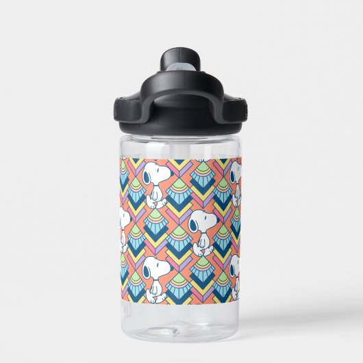 Erdnüsse | Snoopy Deko Dreams Pattern Trinkflasche (Rückseite)