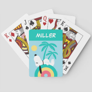 Erdnüsse   Snoopy Deko Dreams Playing Cards Spielkarten