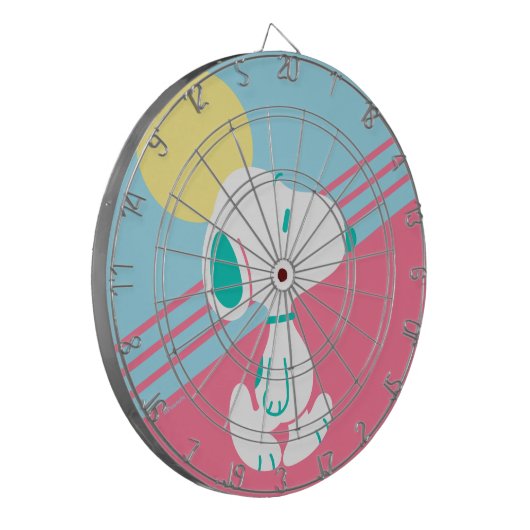 Erdnüsse | Snoopy Deko Dreams Sun Dartscheibe (Vorderseite Links)