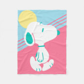 Erdnüsse | Snoopy Deko Dreams Sun Fleecedecke (Vorderseite)