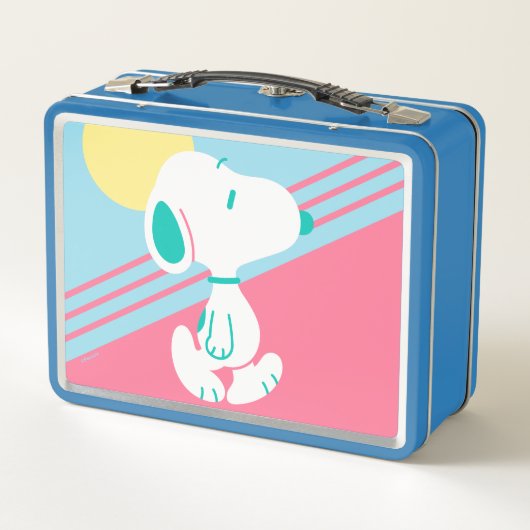 Erdnüsse | Snoopy Deko Dreams Sun Metall Brotdose (Rückseite)