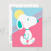 Erdnüsse | Snoopy Deko Dreams Sun Postkarte (Vorne/Hinten)