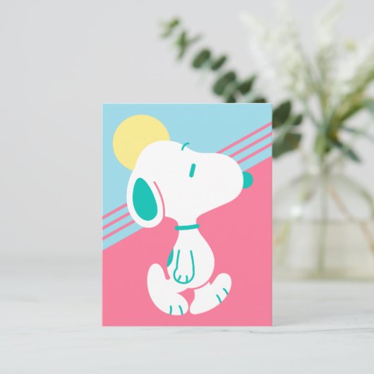Erdnüsse | Snoopy Deko Dreams Sun Postkarte (Stehend Vorderseite)