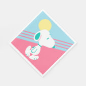 Erdnüsse | Snoopy Deko Dreams Sun Serviette (Ecke)