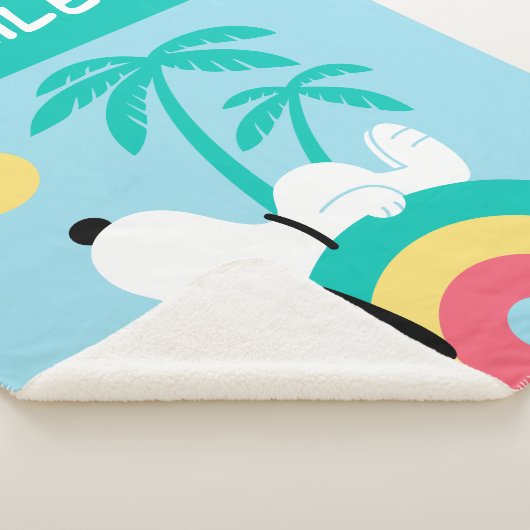 Erdnüsse | Snoopy-Deko | Name hinzufügen Sherpadecke (3/4)