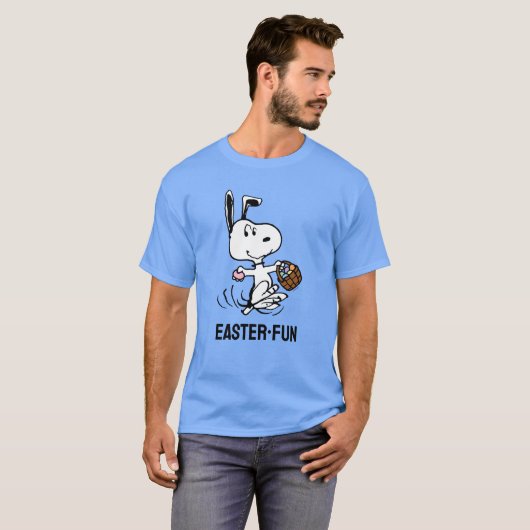 Erdnüsse | Snoopy der Osterfest Beagle T-Shirt (Vorne ganz)