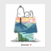 Erdnüsse | Snoopy Dog House Go Wild Aufkleber (Blatt)