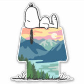 Erdnüsse | Snoopy Dog House Go Wild Aufkleber (Vorderseite)