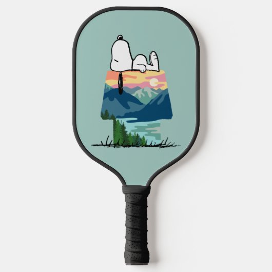 Erdnüsse | Snoopy Dog House Go Wild Pickleball Schläger (Vorderseite)