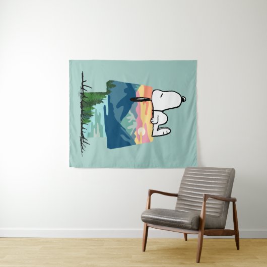 Erdnüsse | Snoopy Dog House Go Wild Wandteppich (Beispiel (Horizontal))