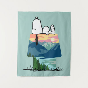 Erdnüsse Snoopy Dog House Go Wild Wandteppich